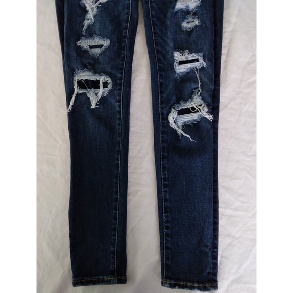 American Eagle AE Ne(x)t Level Patched Low-Rise Jegging Jeans Womens 2 Short - Picture 3 of 11